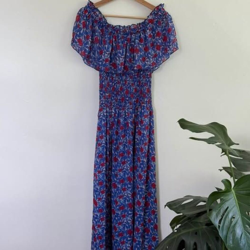 Lucky Brand off shoulder floral dress - small